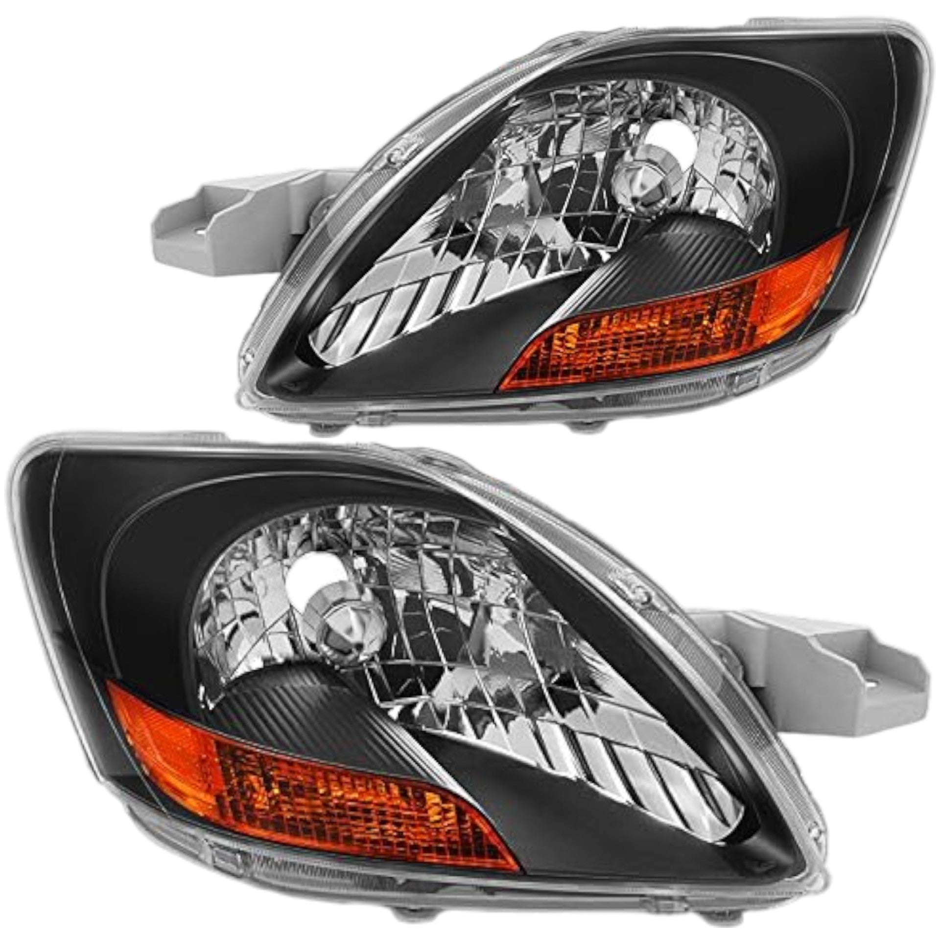 Faros Delanteros Toyota Yaris Belta 06 - 08 BLACK RAG