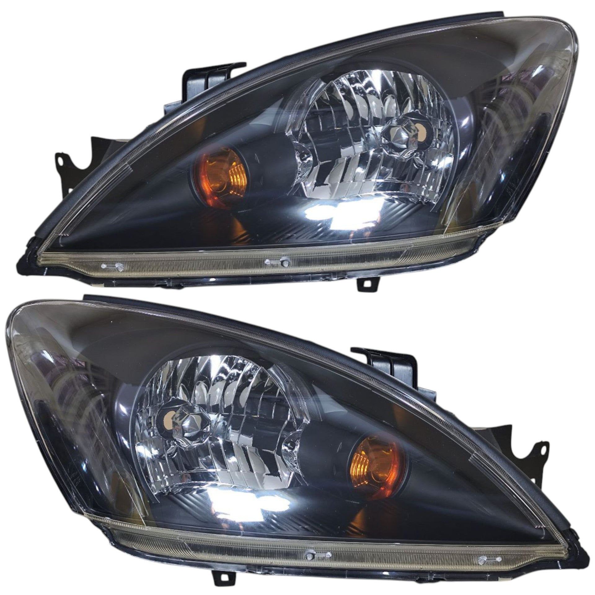 Faros Delanteros Mitsubishi Touring Lancer 1.6 2.0 Glx 05 - 15 BLACK RAG