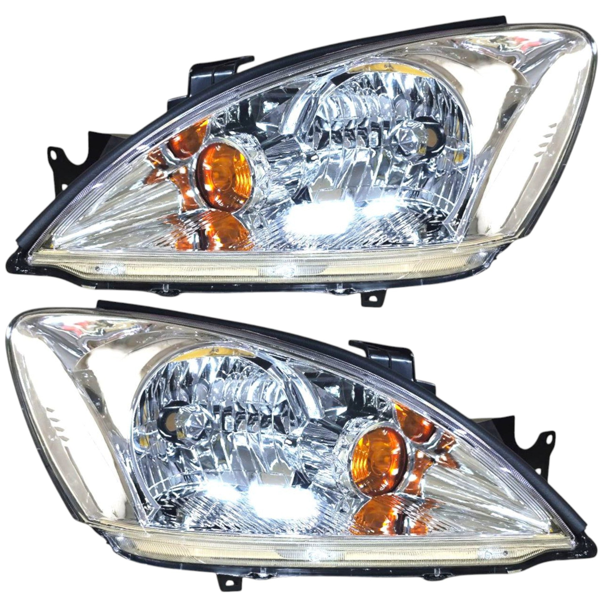 Faros Delanteros Mitsubishi Touring Lancer 1.6 2.0 Glx WHITE RAG