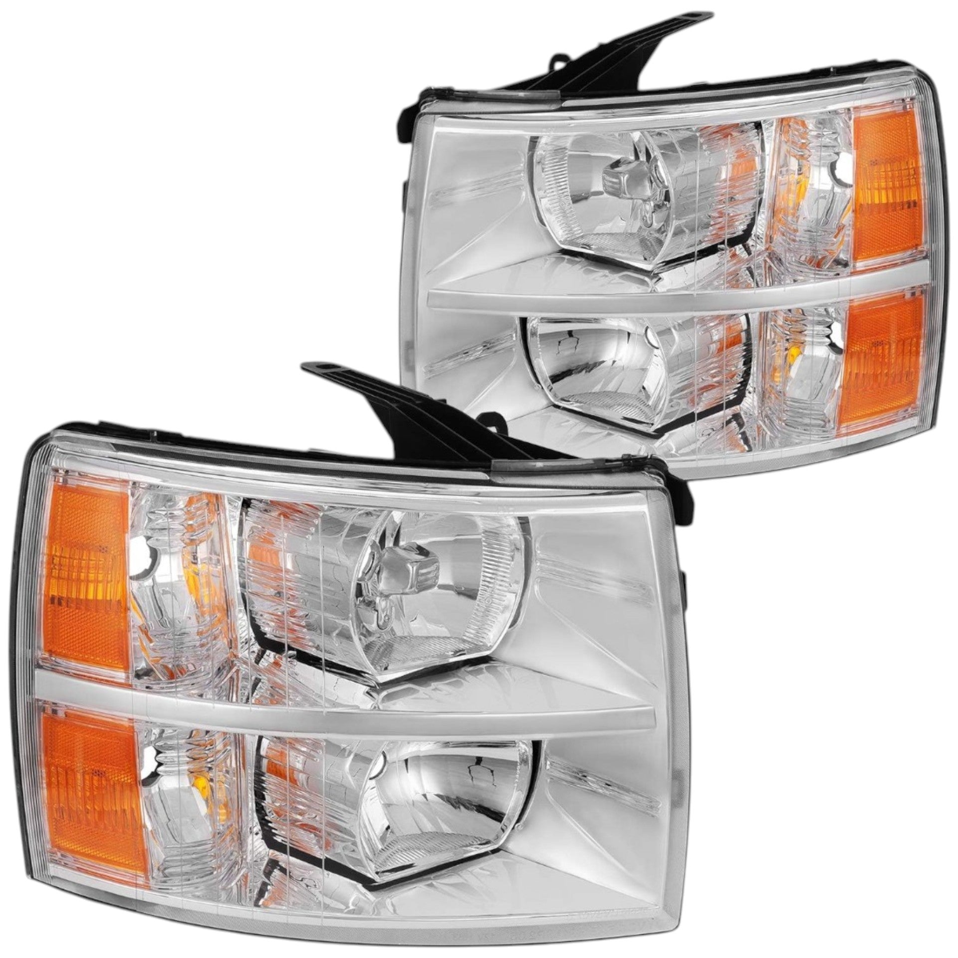 Faros Delanteros Rey Camión 5.3 Silverado WHITE 2007 - 2014 RAG
