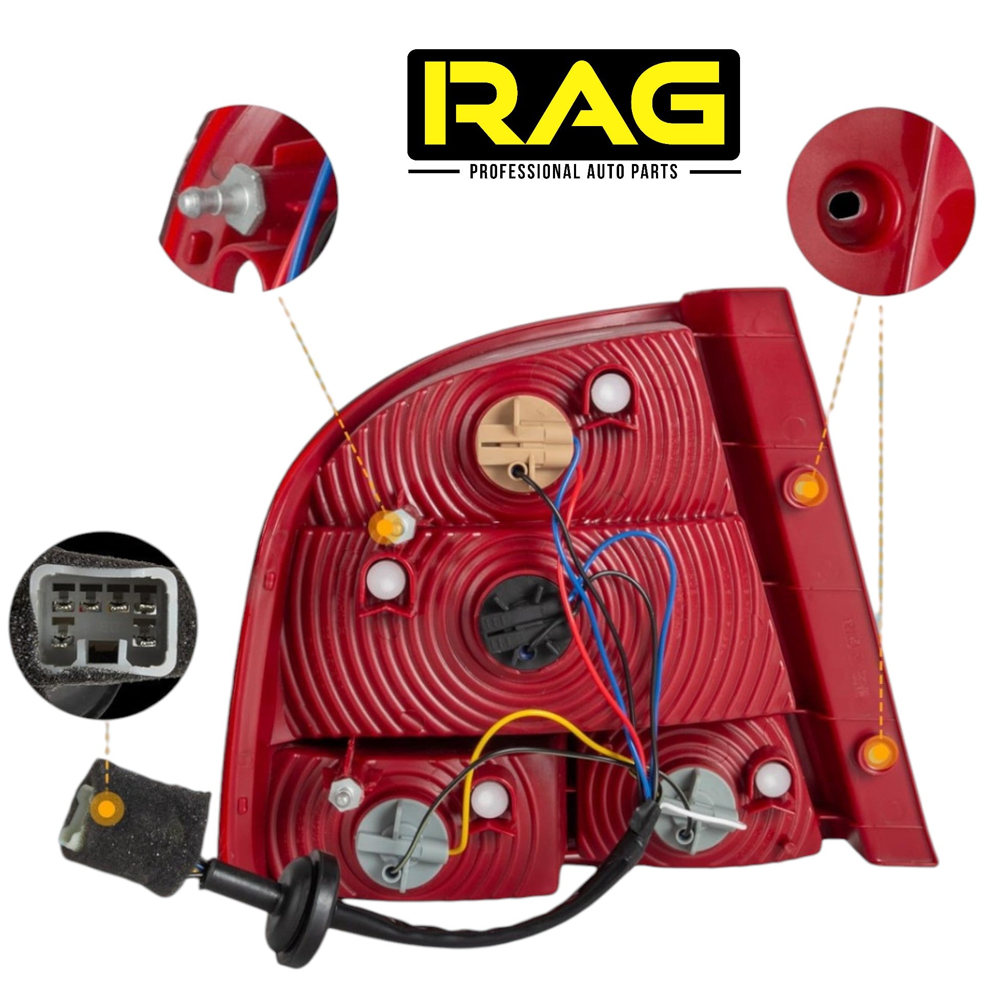 Faros Stop Traseros Chevrolet Aveo 04 - 10 RAG