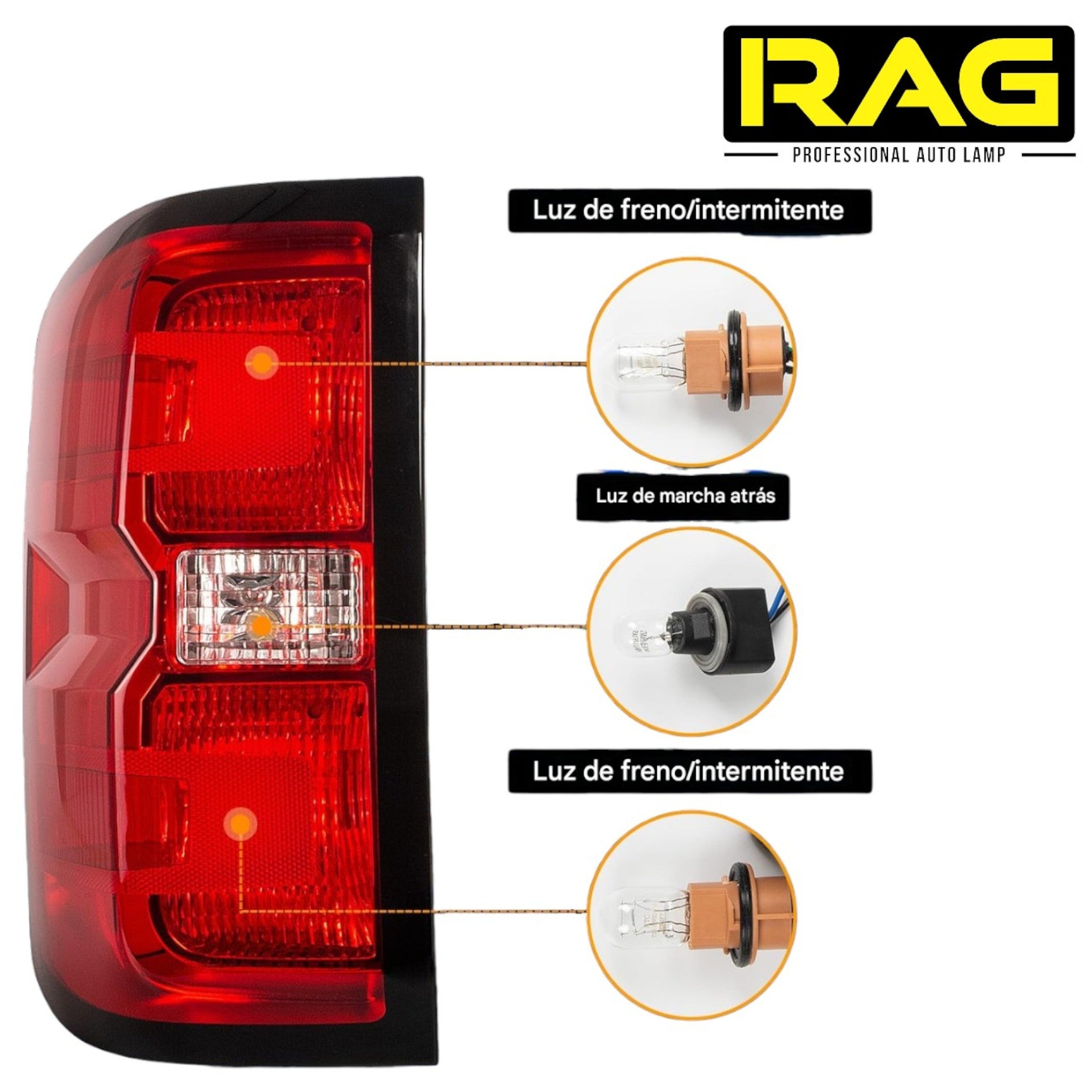 Stop Trasero Silverado 5.3 07 - 14 RAG