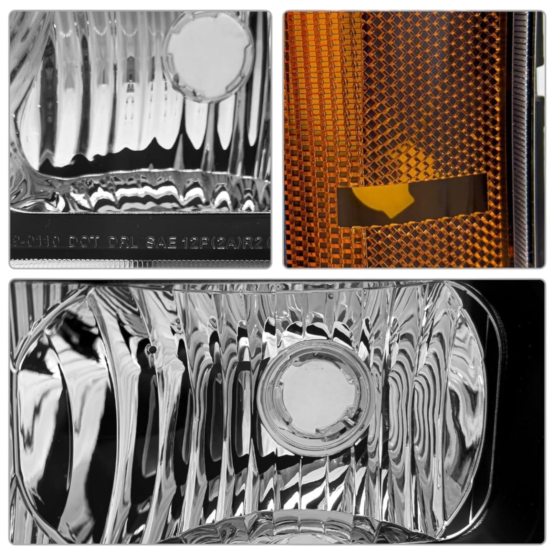 Faros Delanteros Silverado Cheyenne Cara De Diablo BLACK 03 - 07 RAG