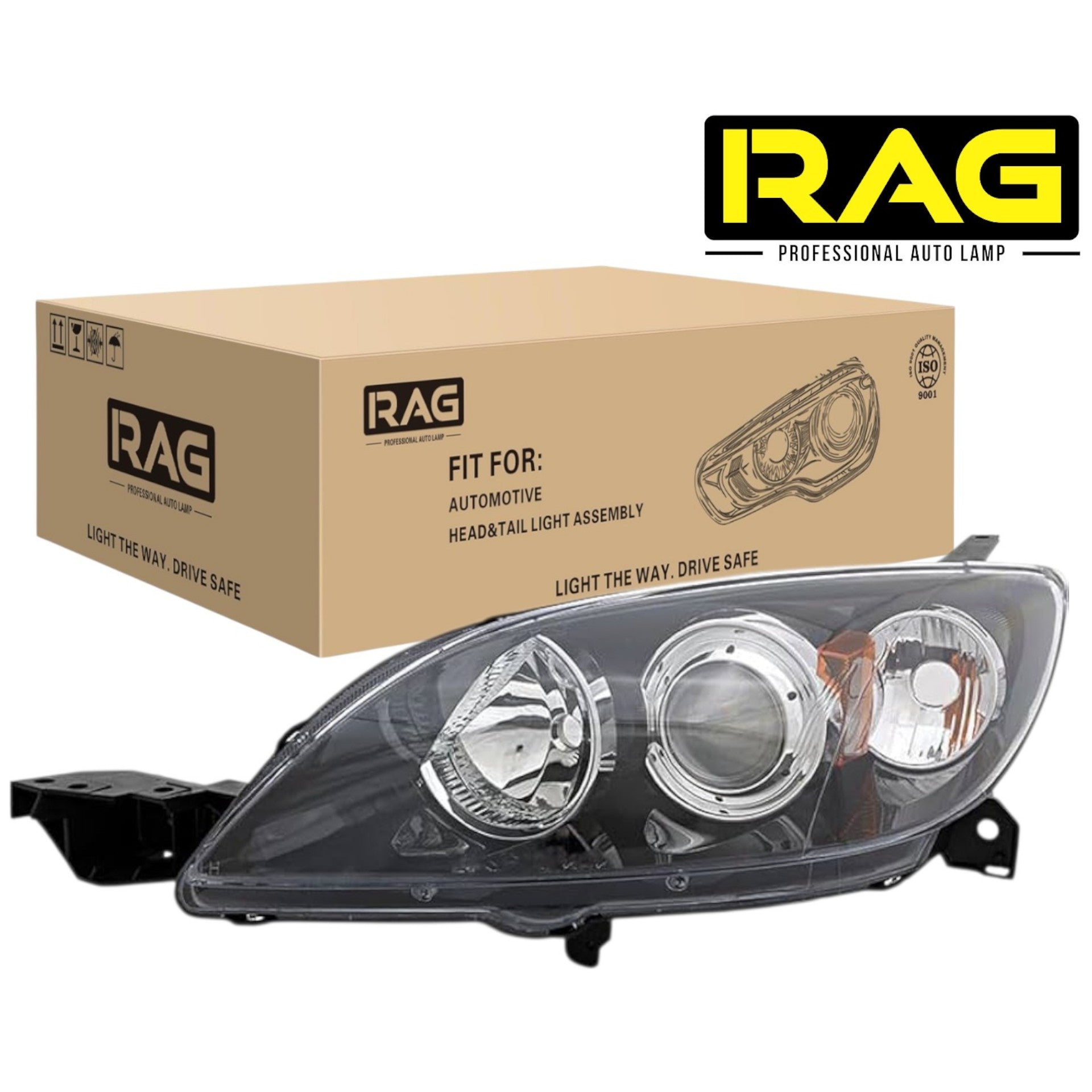 Faros Delanteros Mazda 3 2.0 03 - 08 RAG