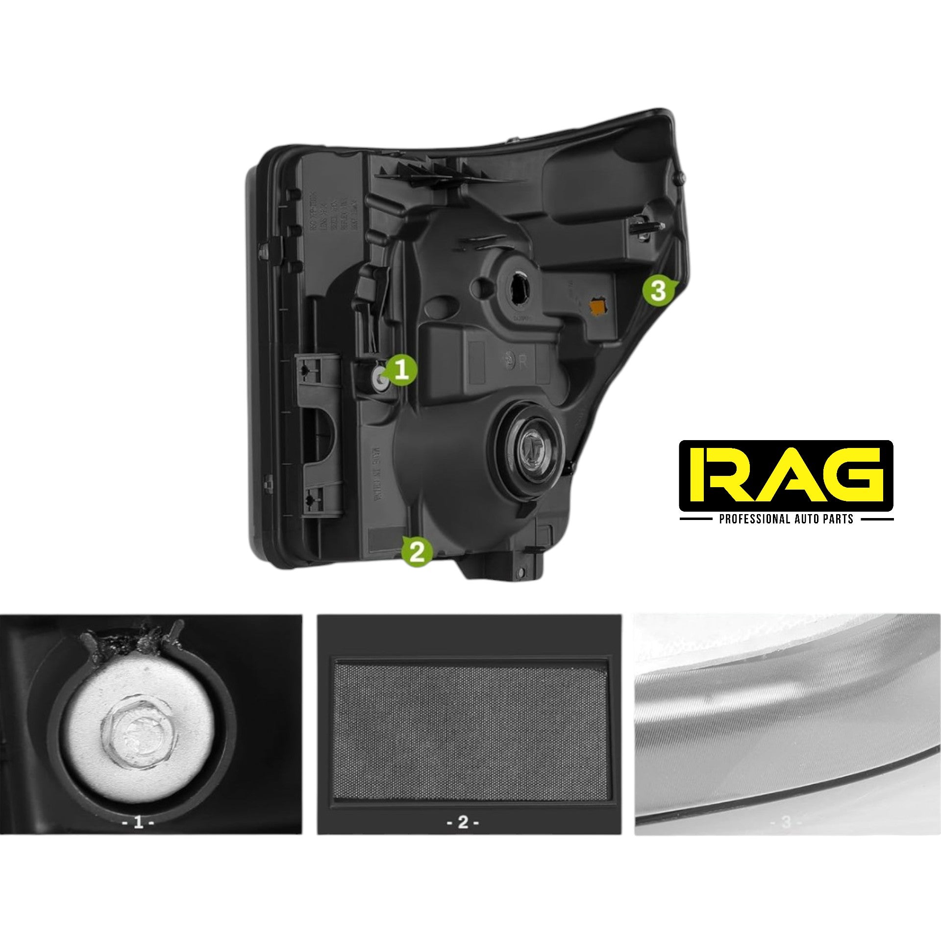 Faros Delanteros Ford F-250 Super Duty F350 RAG