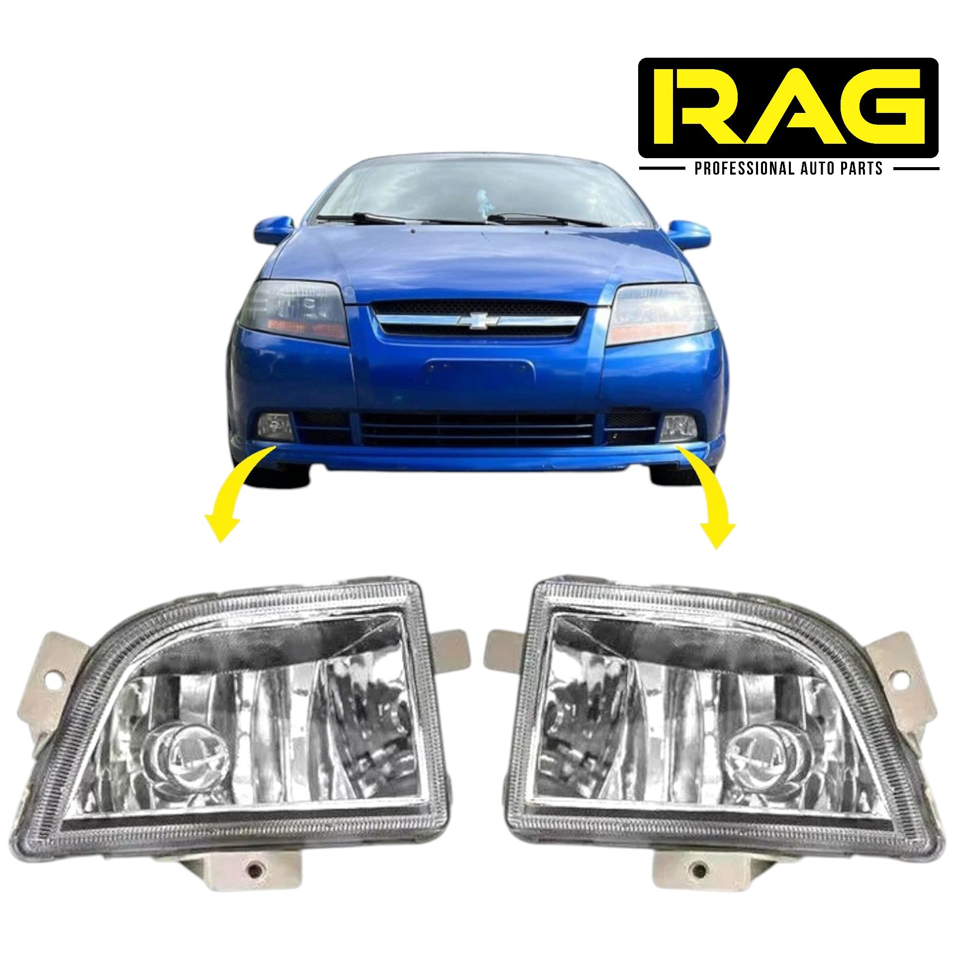 Faros Antiniebla Neblina Aveo 1.6 Auxliar 06 - 10 RAG